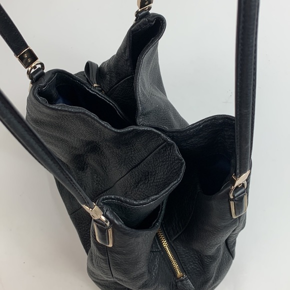 Coach Madison Phoebe Black leather Shoulder bag Gold Hardware 3 compartments - Picture 11 of 15